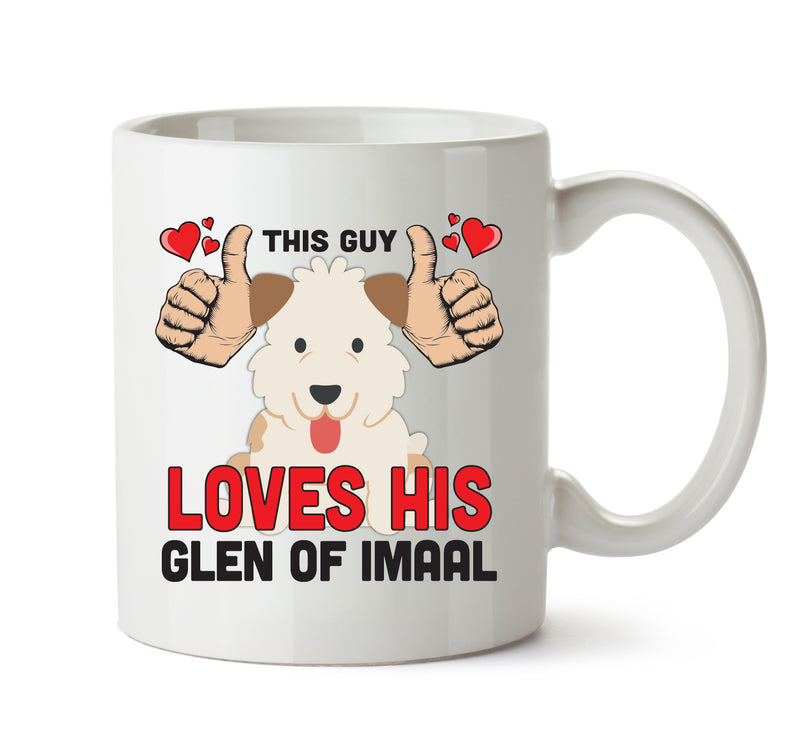 This guy loves his Glen of Imaal Mug - Dog Lover Mug