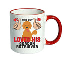 This guy loves his Gordon Retriever Mug - Dog Lover Mug