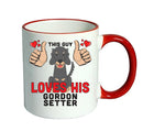 This guy loves his Gordon Setter Mug - Dog Lover Mug