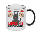 This guy loves his Groenendael Mug - Dog Lover Mug