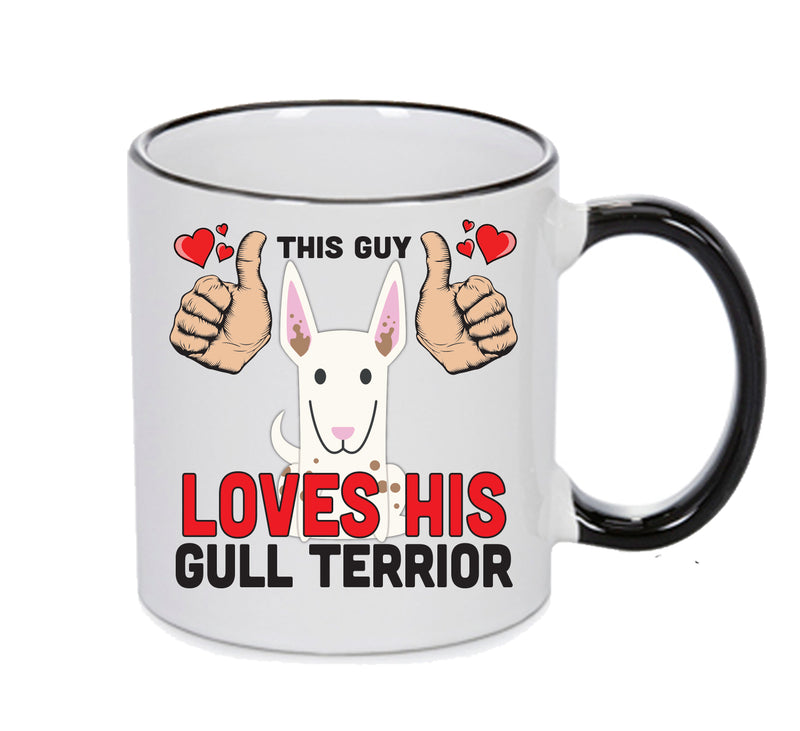 This guy loves his Gull Terrior Mug - Dog Lover Mug