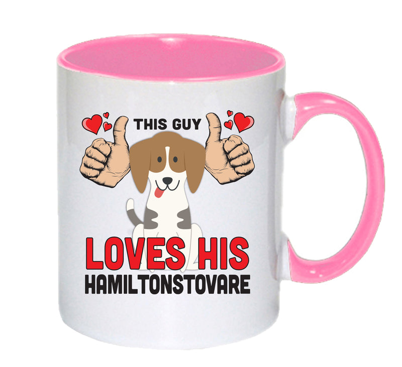 This guy loves his Hamiltonstovare Mug - Dog Lover Mug