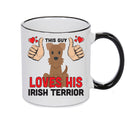 This guy loves his Irish Terrior Mug - Dog Lover Mug