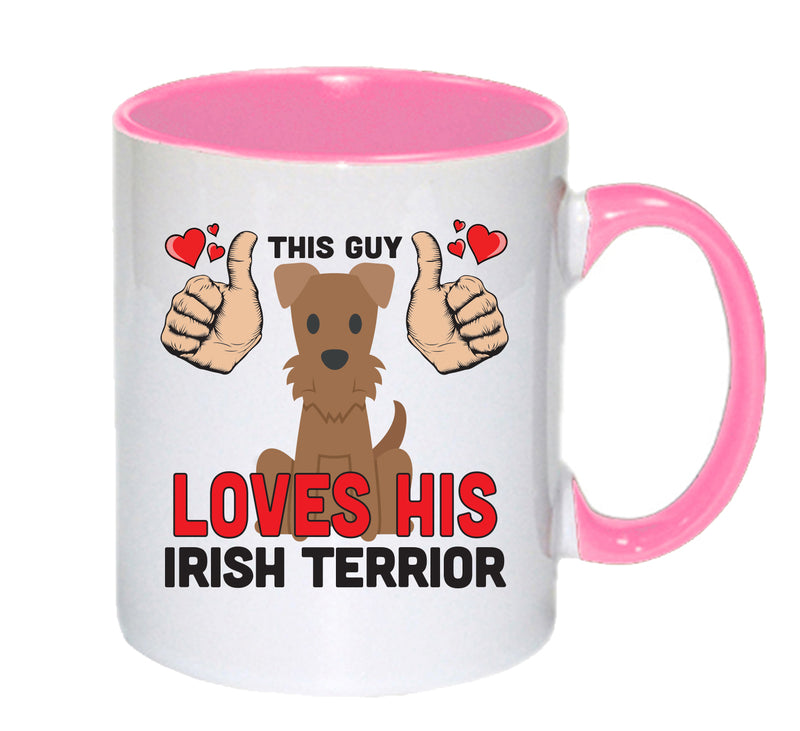 This guy loves his Irish Terrior Mug - Dog Lover Mug