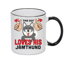 This guy loves his Jamthund Mug - Dog Lover Mug