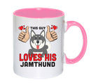 This guy loves his Jamthund Mug - Dog Lover Mug
