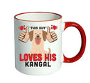 This guy loves his Kangal Mug - Dog Lover Mug
