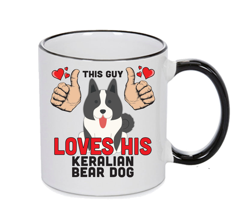 This guy loves his Keralian Beardog Mug - Dog Lover Mug