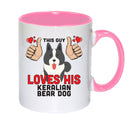 This guy loves his Keralian Beardog Mug - Dog Lover Mug