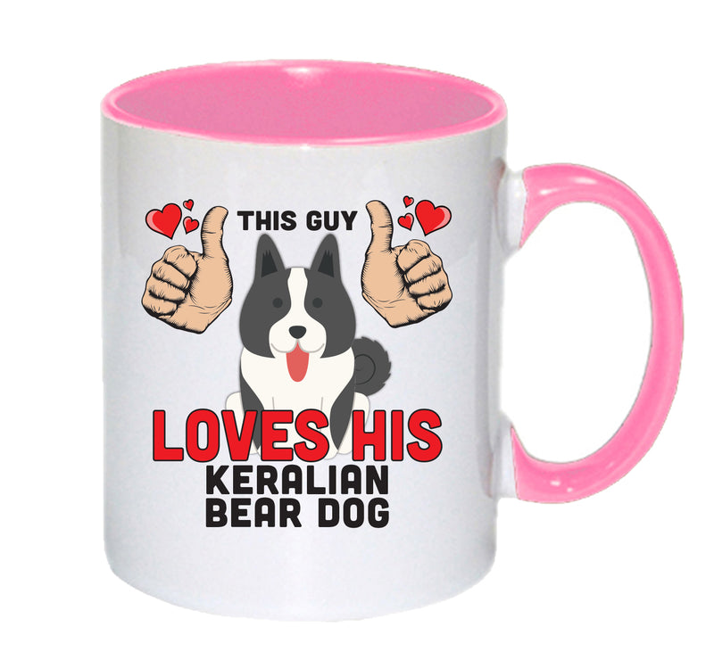 This guy loves his Keralian Beardog Mug - Dog Lover Mug