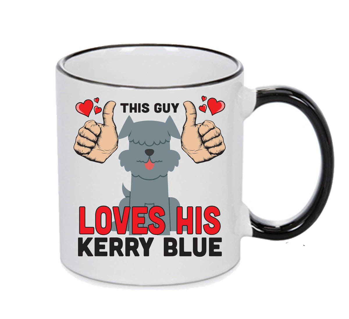 This guy loves his Kerry Blue Mug - Dog Lover Mug