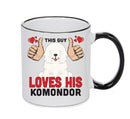 This guy loves his Komondor Mug - Dog Lover Mug