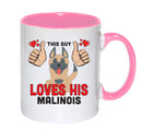 This guy loves his Malinois Mug - Dog Lover Mug