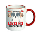 This guy loves his Mucuchies Mug - Dog Lover Mug