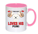 This guy loves his Pumi Mug - Dog Lover Mug