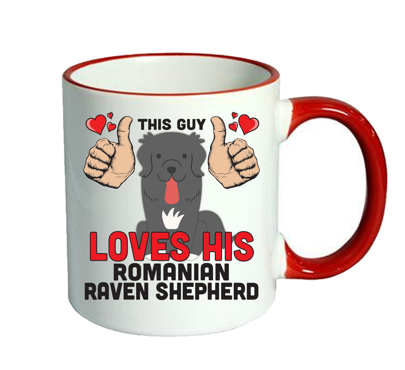 This guy loves his Romanian Ravan Shepherd Mug - Dog Lover Mug