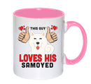 This guy loves his Samoyed Mug - Dog Lover Mug