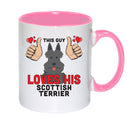 This guy loves his Scottish Terrier Mug - Dog Lover Mug