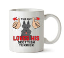 This guy loves his Scottish Terrier Mug - Dog Lover Mug