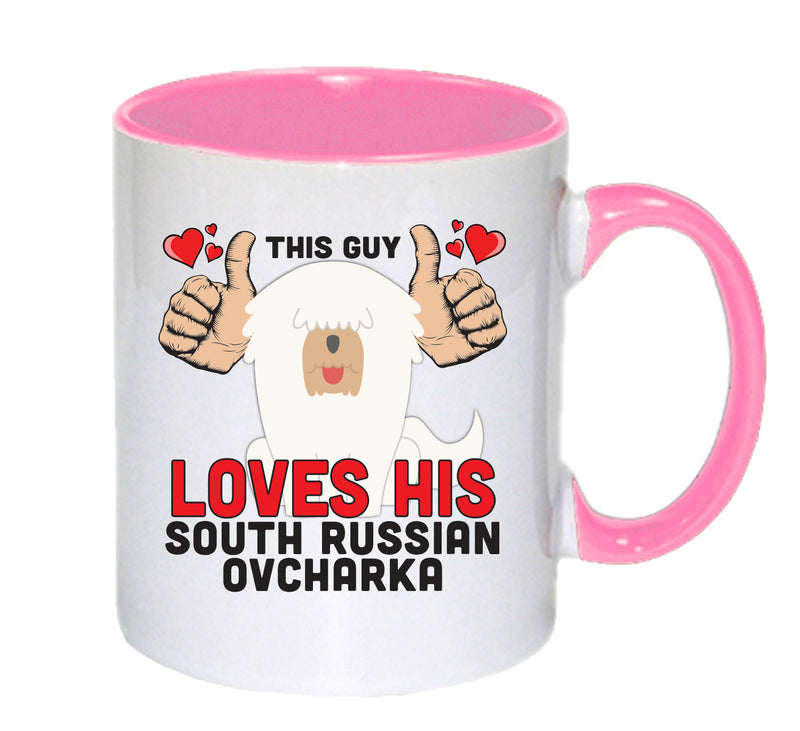 This guy loves his South Russian Ovcharka Mug - Dog Lover Mug