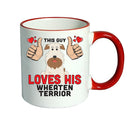 This guy loves his Wheaten Terrior Mug - Dog Lover Mug