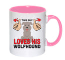 This guy loves his Wolfhound Mug - Dog Lover Mug