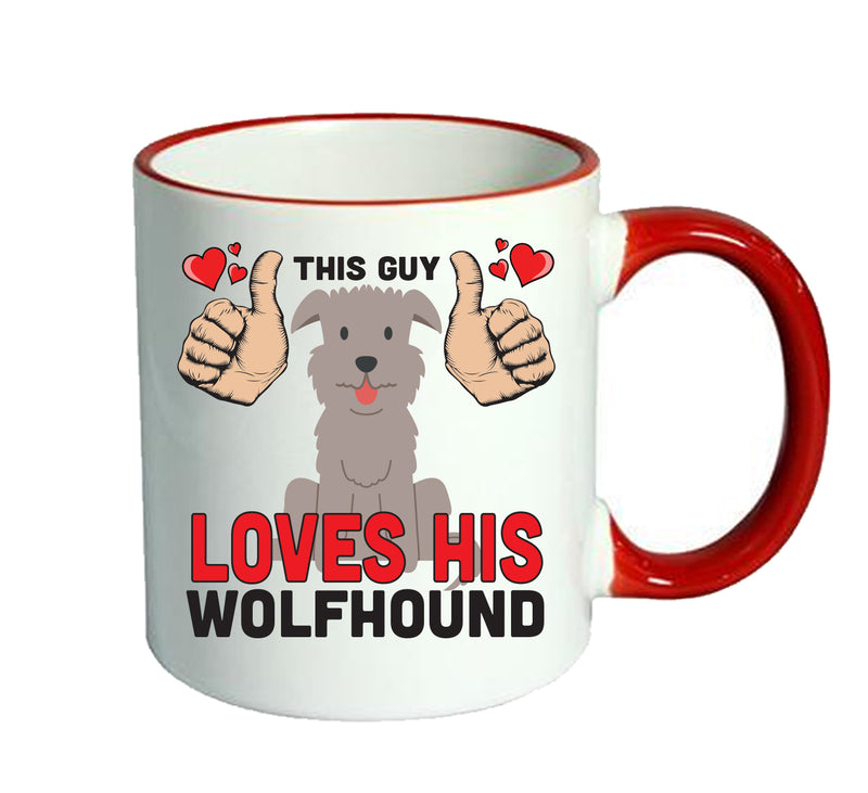 This guy loves his Wolfhound Mug - Dog Lover Mug