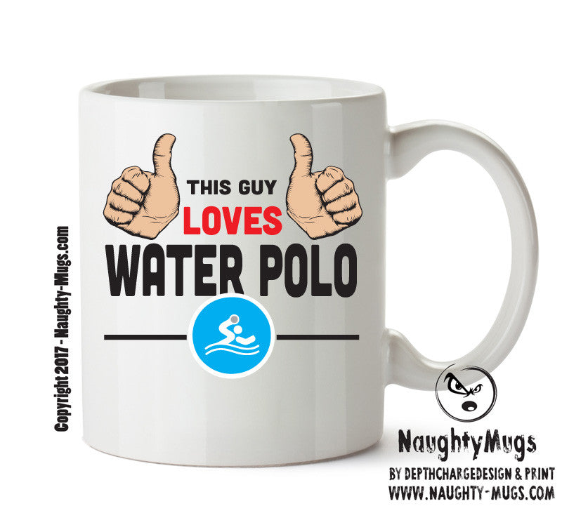 This Guy Loves Waterpolo Personalised ADULT OFFICE MUG