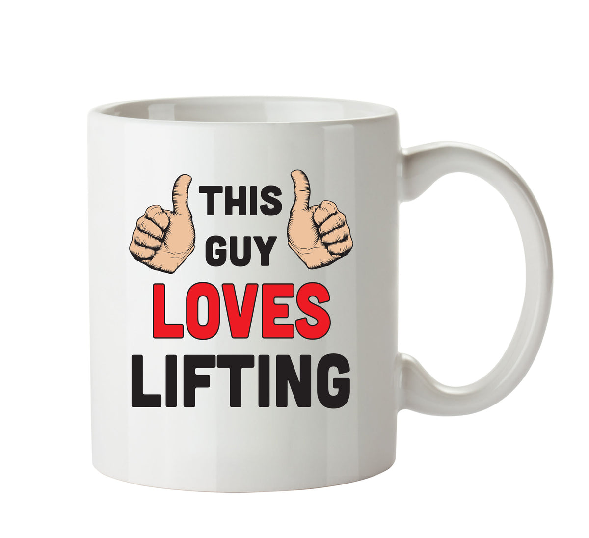 This Guy Loves Lifting 2 Personalised ADULT OFFICE MUG – printed mug product image 1