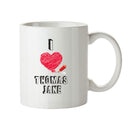 I Love Thomas Jane Celebrity Mug Office Mug