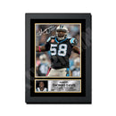 Thomas Davis 2 Limited Edition Football Signed Print - American Footballer
