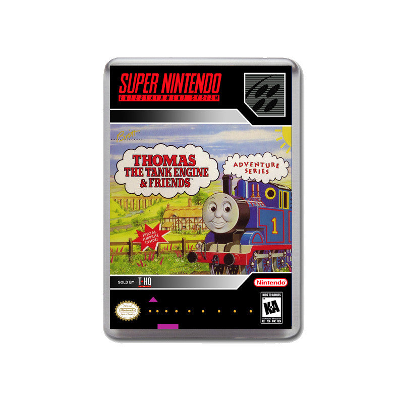 Thomas The Tank Engine And Friends - SNES GAME inspired Retro Gaming Magnet