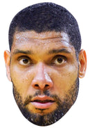 TIM DUNCAN JB - Basketball Star Fancy Dress Cardboard Celebrity Party Face Mask