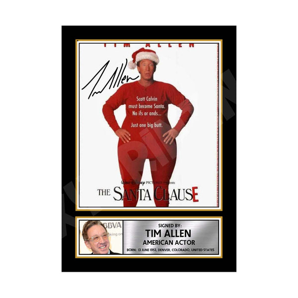 Tim Allen 2 Movie Printed Signature Print