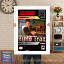 Time Trax Super Nintendo GAME INSPIRED THEME Retro Gaming Poster A4 A3 A2 Or A1