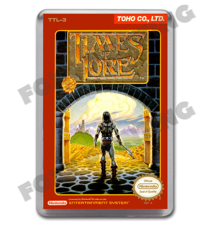 Times Of Lore Retro Nintendo NES Game Inspired Fridge Magnet 594