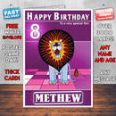 Tinga Tinga Tales 1 Style Theme Personalised Kidshows Birthday Card (SA)