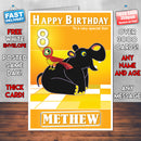 Tinga Tinga Tales 5 Style Theme Personalised Kidshows Birthday Card (SA)