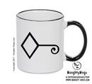 To Filter Black Handle Alchemy Mug GOTHIC GOTH HORROR STARS HORROSCOPE BLACK MAGIC MUG