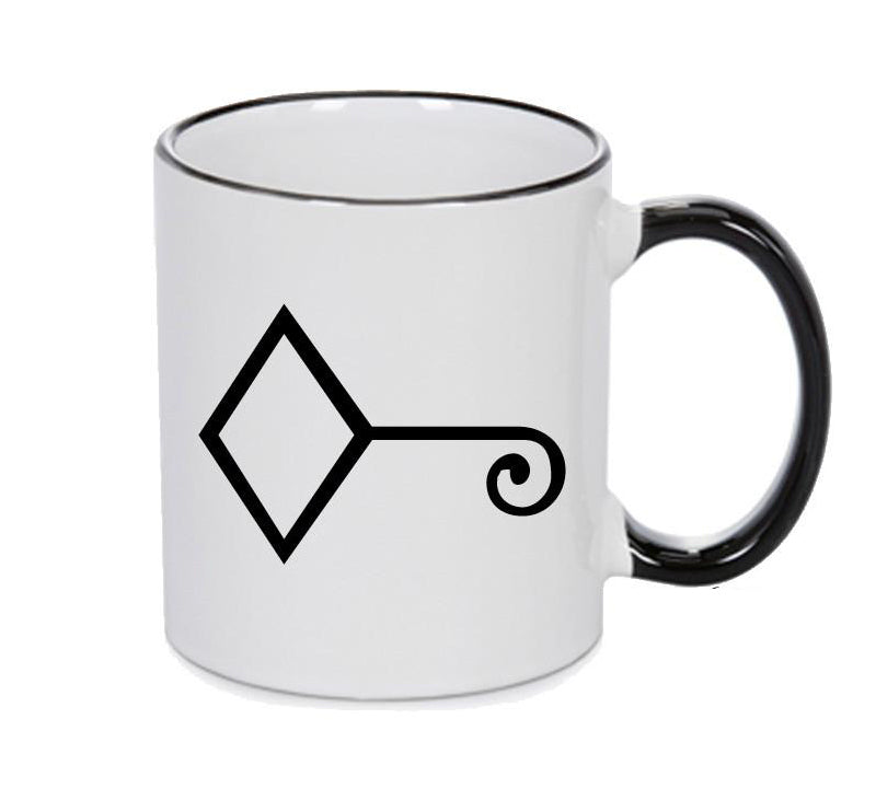 To Filter Black Handle Alchemy Mug GOTHIC GOTH HORROR STARS HORROSCOPE BLACK MAGIC MUG