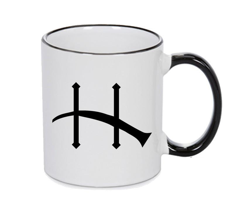 To Pulverize Black Handle Alchemy Mug GOTHIC GOTH HORROR STARS HORROSCOPE BLACK MAGIC MUG