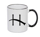 To Pulverize Black Handle Alchemy Mug GOTHIC GOTH HORROR STARS HORROSCOPE BLACK MAGIC MUG