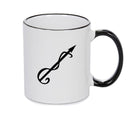 To Purify Black Handle Alchemy Mug GOTHIC GOTH HORROR STARS HORROSCOPE BLACK MAGIC MUG