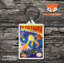 TMNT Tournament Fighters Retro NES Game Cover Art Gaming Keyring
