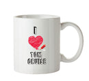 I Love Tom Cruise Celebrity Mug Office Mug