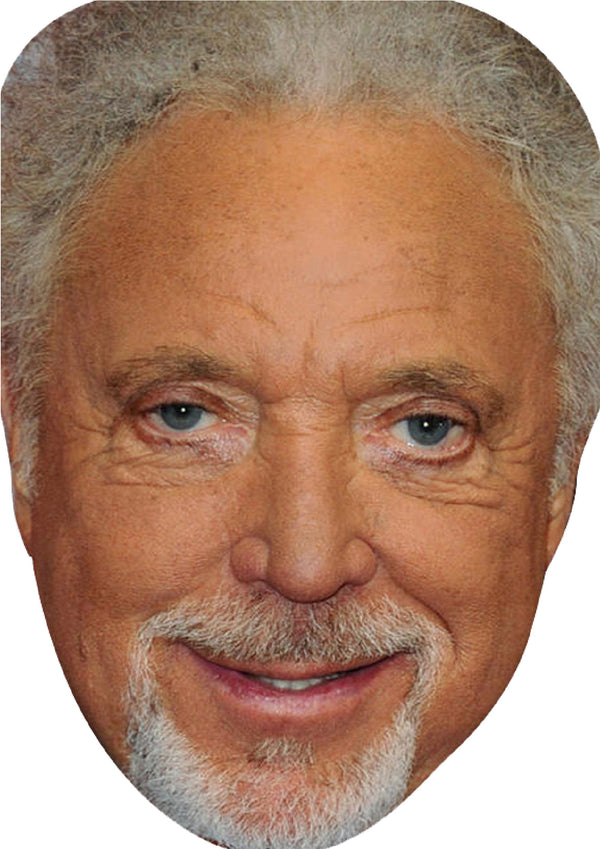 Tom Jones 2015 2020 Music Dress Cardboard Celebrity Party Face Mask