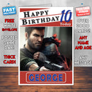 Personalised Tom Clancys Splinter Cell 1 Inspired Style Game Kids Inspired Birthday Card (SA)