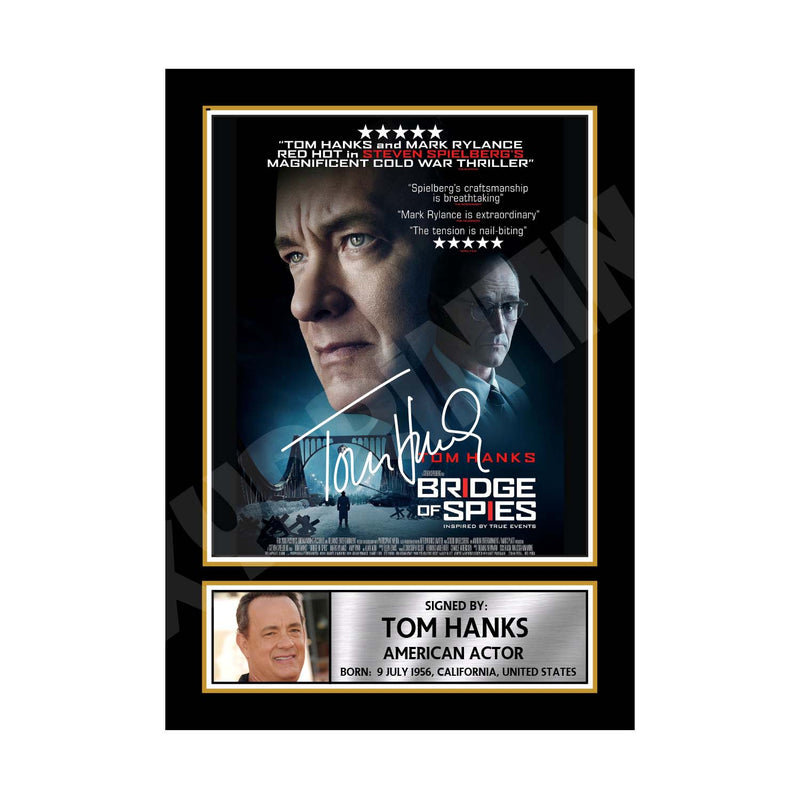Tom Hanks 3 Limited Edition Movie Signed Print