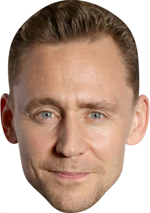 Tom Hiddlestone MH 2017 Celebrity Face Mask Fancy Dress Cardboard Costume Mask