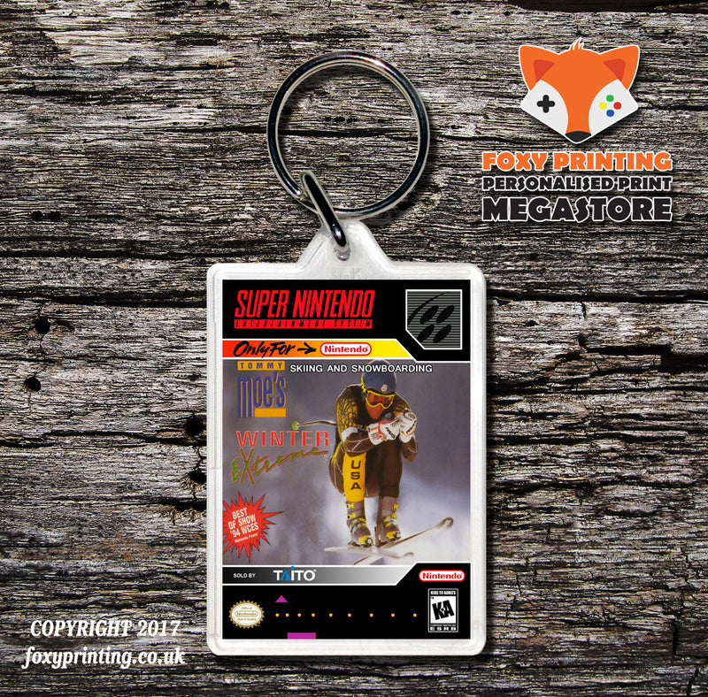 Tommy Moes Winter Extreme Game Inspired Retro Gaming Keyring
